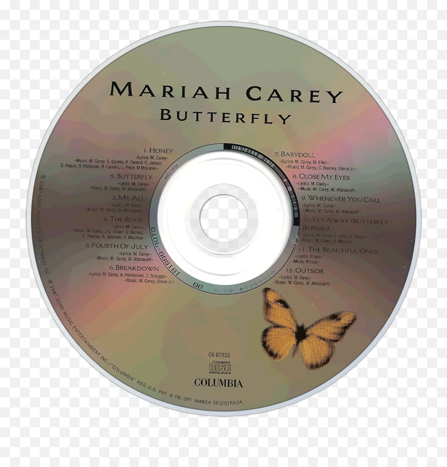 Poll Who Has The Best Solo Written Catalogue - Page 2 Butterfly Mariah Carey Cd Disc Emoji,Emotions Mariah Carey Lyric