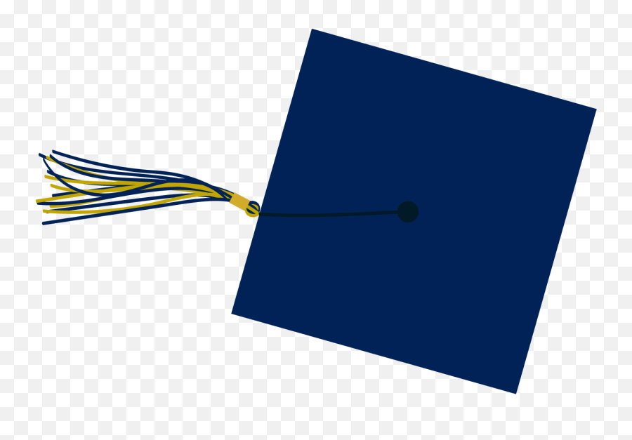 Download Cap Gown U0026 Tassel Free With Package - Flag Full Blue Graduation Cap Gold Tassel Emoji,Free Dunce Cap Emoticon For Facebook