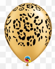 Animal Leopard Spots Gold Print - Purple And Leopard Print Birthday Decorations Emoji,Brown Twisty Emoji