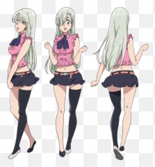 Seven Deadly Sins Anime - Elizabeth Liones Emoji,Princess Elizabeth Anime Emotions