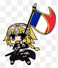 Grandorder - Jeanne Flag Wave Gif Emoji,Site:reddit.com Cher Twitter Emojis