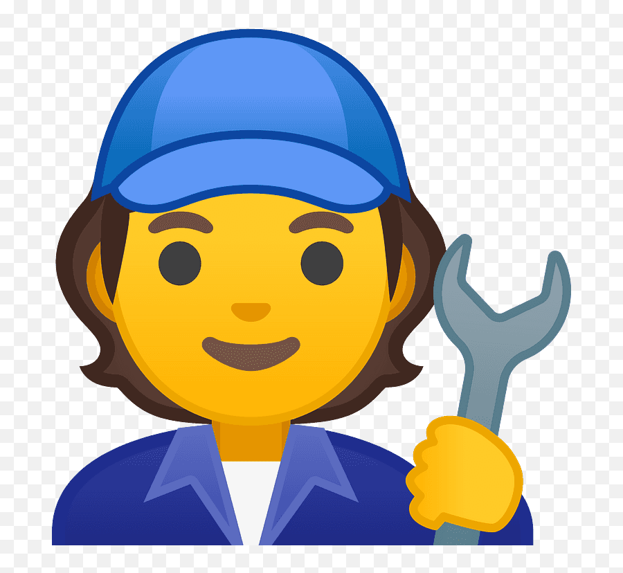 U200d Man Mechanic Emoji - Mechanic,Peach Emoji Android