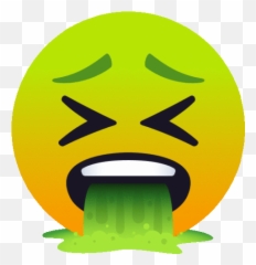Face Vomiting People Gif - Emoji Vomito Png,Barfing Emoji