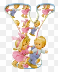 Alfabeto Con Niños De Precious Moments Corriendo - Oh My Precious Moments Para Imprimir Emoji,Bizcocho De Emoji Para Ni?o