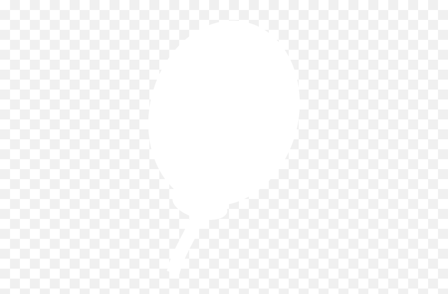 White Balloon Icon - Free White Party Icons Balloon Icon White Png Emoji,Balloon Emoticon On Facebook