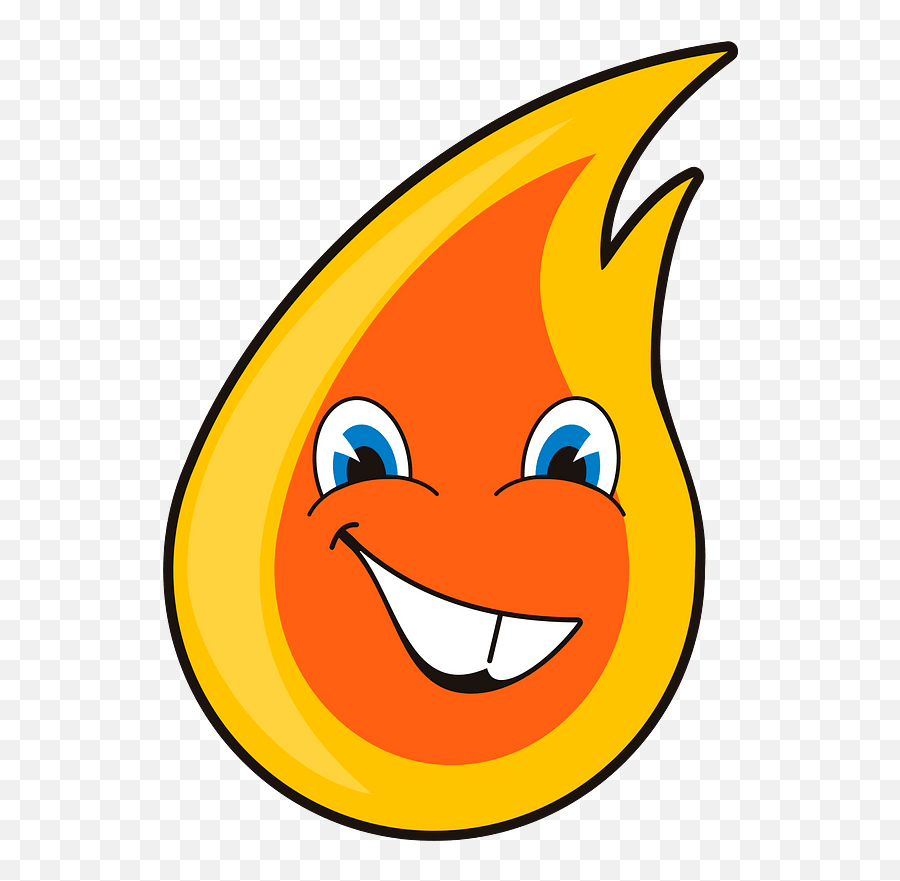Cartoon Flame Clipart Free Download Transparent Png - Clipart Flame Cartoon Emoji,Fire Emoticon Hd