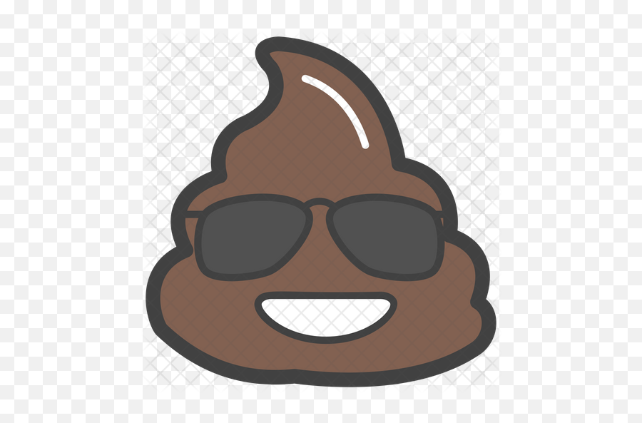 Free Sunglasses Poop Flat Emoji Icon - Available In Svg Png Png Poop Emoji With Sunglasses,Emojis Sunglasse