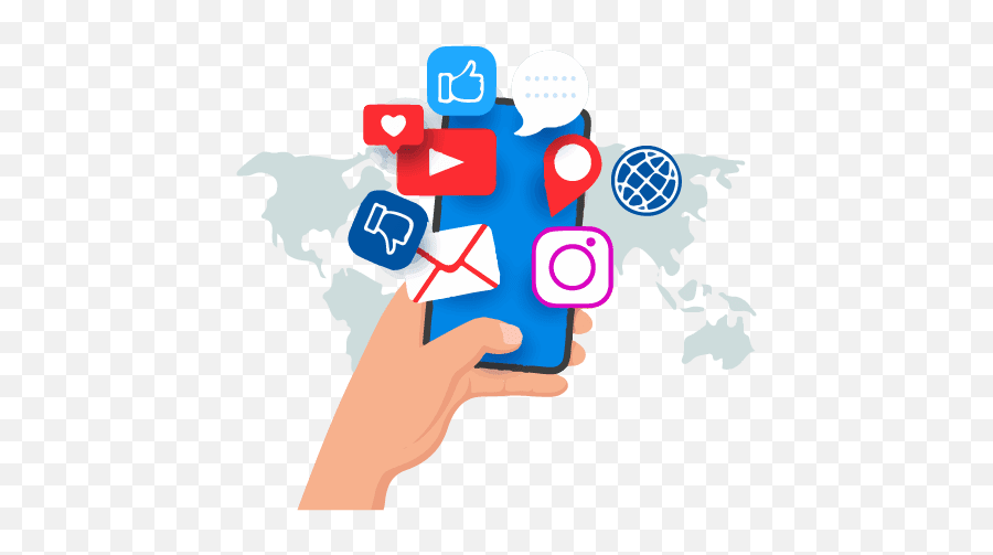Social Media Training Learn Facebook Twitter And Instagram - Vector Social Media Illustration Emoji,Glass Case Of Emotion Podcast Twitter