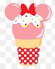 Cupcake Clipart Png - Minniecupcake Png Minnie Mouse Minnie Mouse Ice Cream Clipart Emoji,Cupcake Emoji Iphone