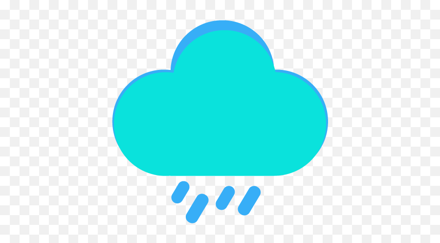 Weather Raining Icon - Designbust Horizontal Emoji,Raining Emoji