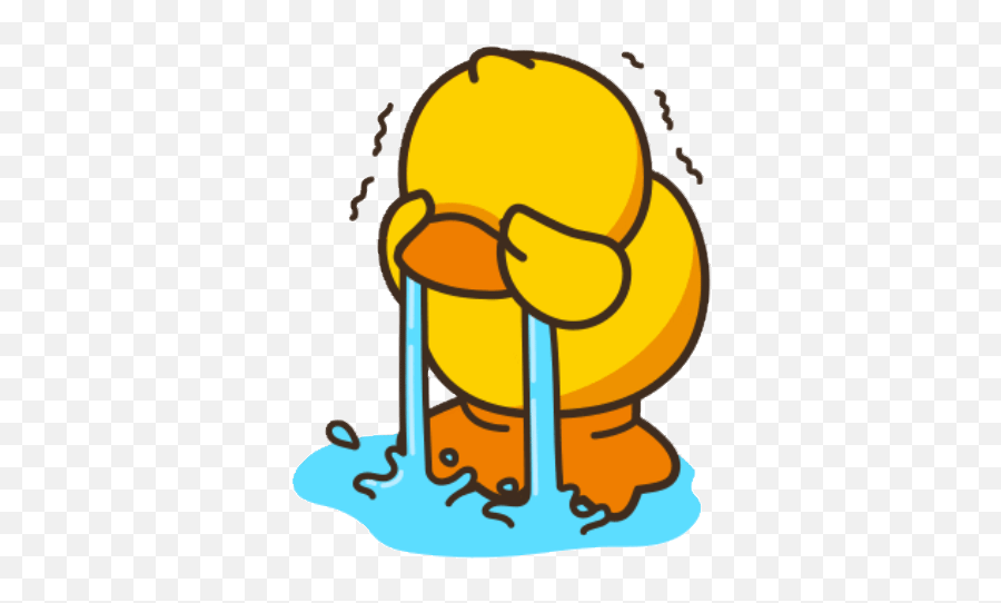 Sticker Maker - B Duck Sad Ducky Emoji,Rubber Duck Emoticon Hipchat