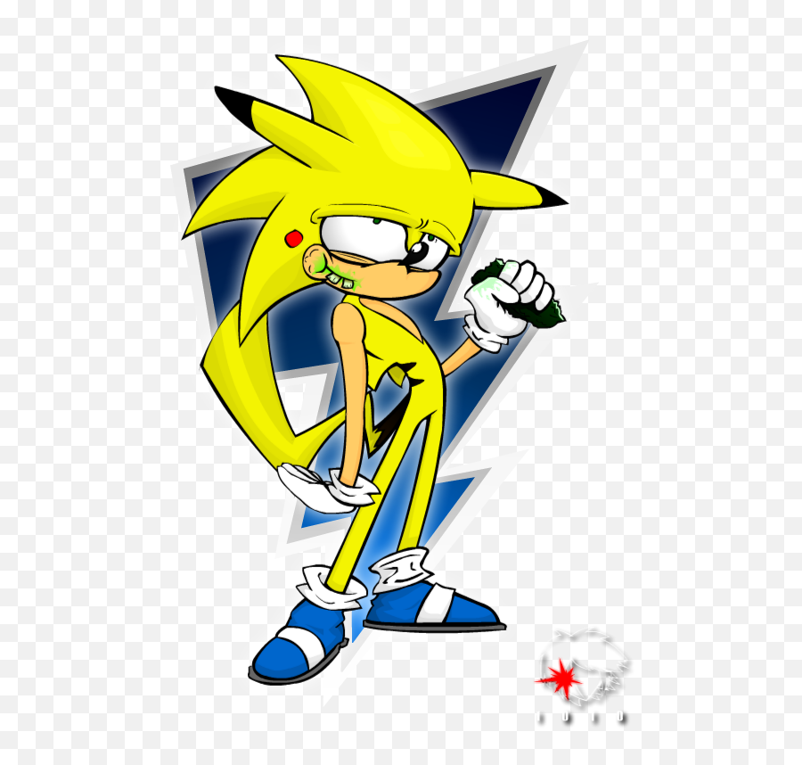 Sonichu Loves Pickles Clipart - Know Your Meme Sonic Emoji,Sonichu Emoji