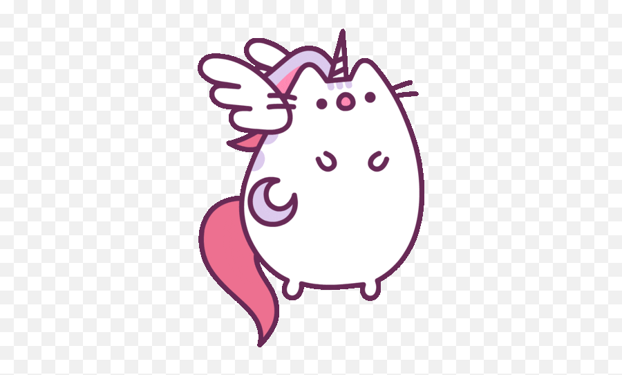 Pusheen Gifs - Unicorn Pusheen Cat Gif Emoji,Hello Pusheen Emoticons