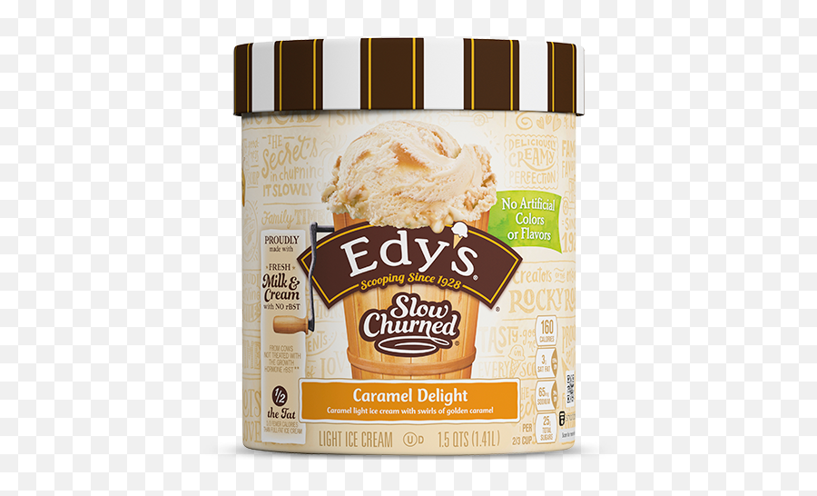 Caramel Delight Ice Cream - Mint Chocolate Chip Ice Cream Emoji,Fat Guy Eating Ice Cream Emoji