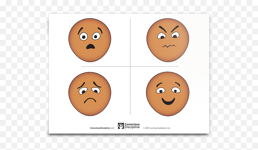 Pin On Conscious Discipline And More - Happy Sad Angry Scared Faces Emoji,Emotions Faces
