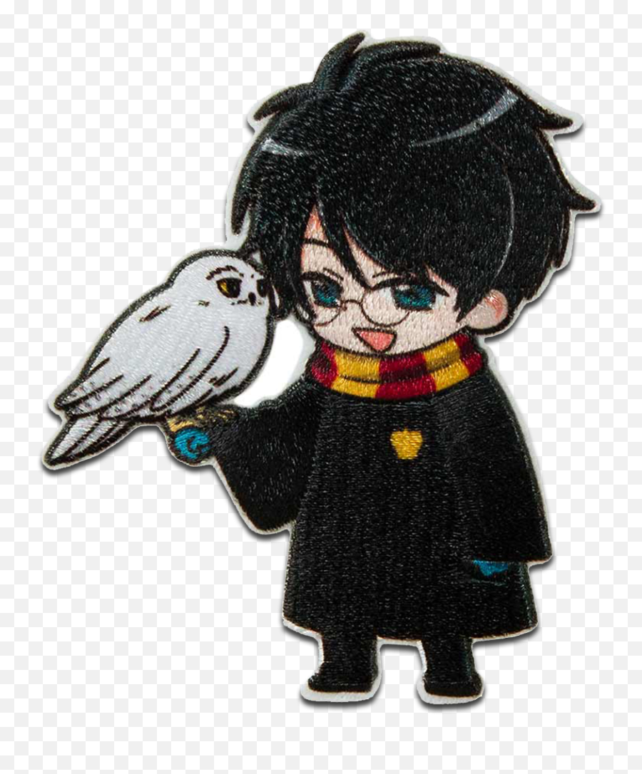 Harry Potter With Hedwig Snowy Owl - Iron On Patches Emoji,Emojis That Represent Harry Potter