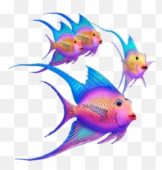 Download Watercolors - Poissonsfish Coral Reef Fish Aquarium Fish Emoji,Coral Emoji