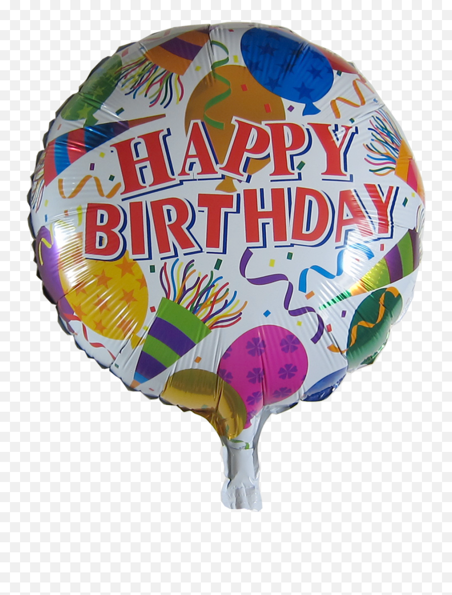 17 Inch Round Happy Birthday Mylar Balloon Hats U0026 Balloons - Balloon Emoji,Emoji Party Supplies