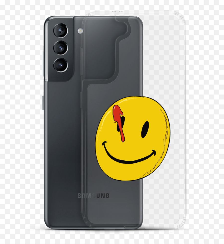 Watchmen Hand Drawn Smiley Face Samsung Case Emoji,Emoji Stars Gray