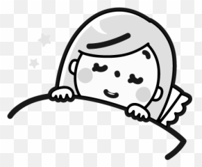 Free Sleep Clipart Transparent - Bedtime Clipart Black And White Emoji,Can't Sleep Emoji