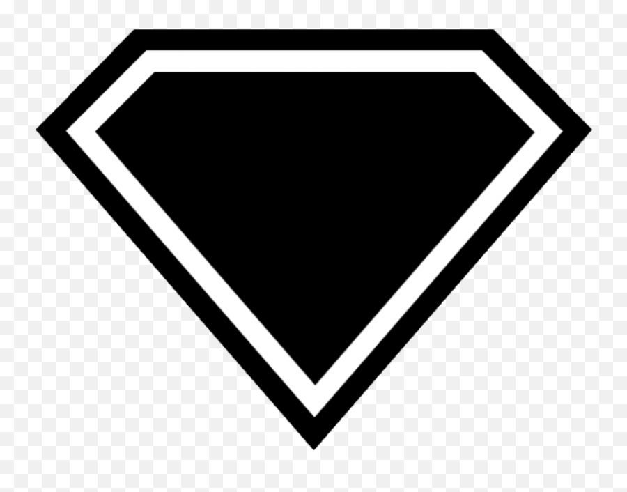 Superhero Shield Blank - Clipart Best Transparent Superman Logo Blank Emoji,Superman Emoji Symbol