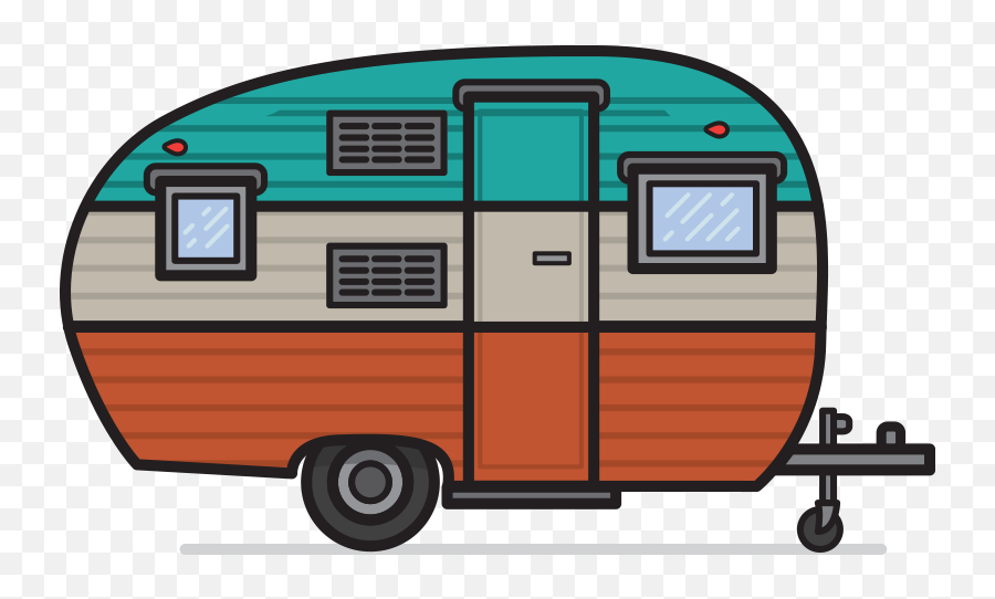 Clipart Tent Caravan Tent Clipart Tent - Camper Clipart Png Emoji,Camping Trailer Emoji