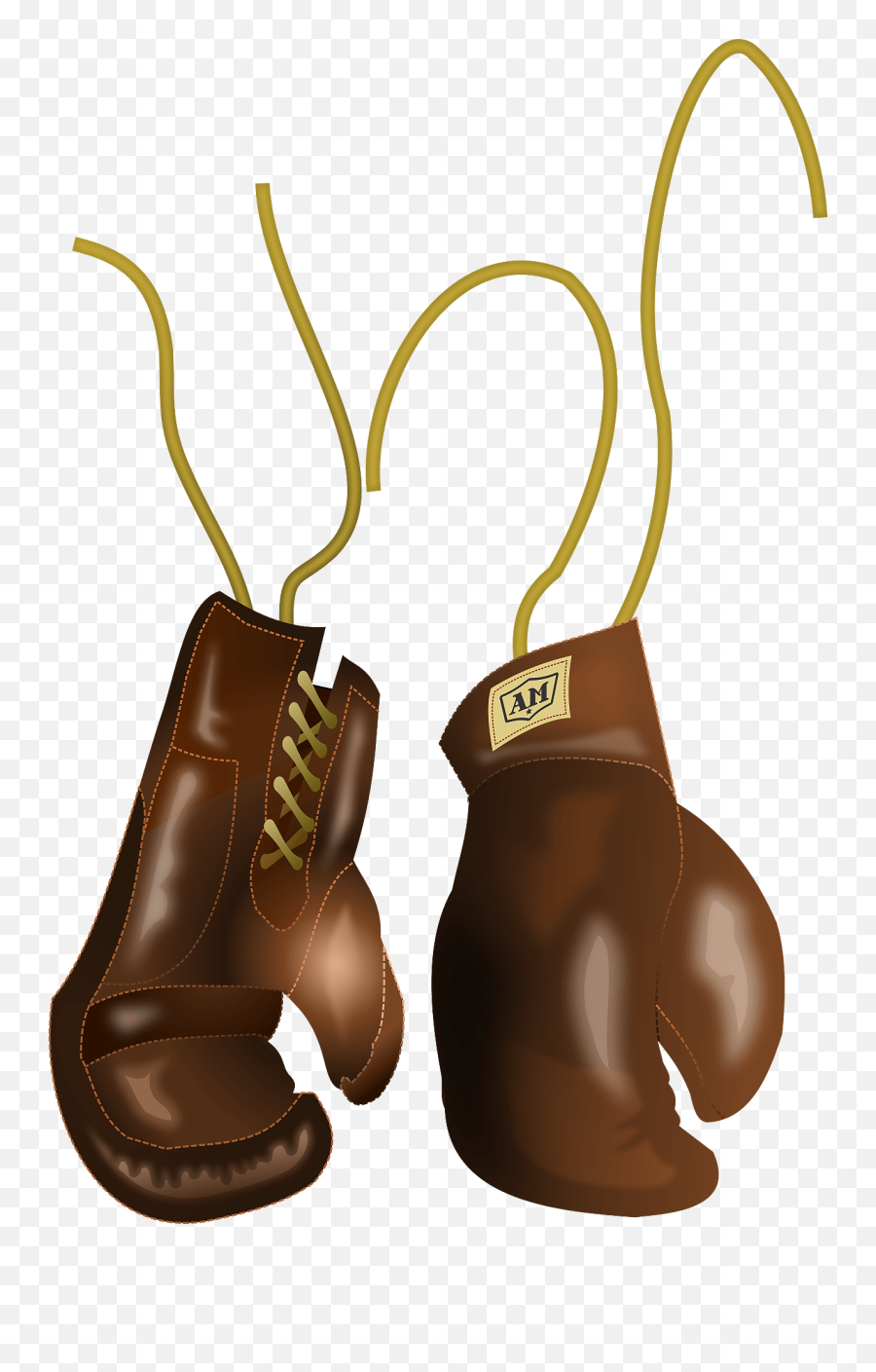 Vintage Leather Boxing Gloves Clipart - Boxing Gloves Leather Png Emoji,Boxing Glove Emoji