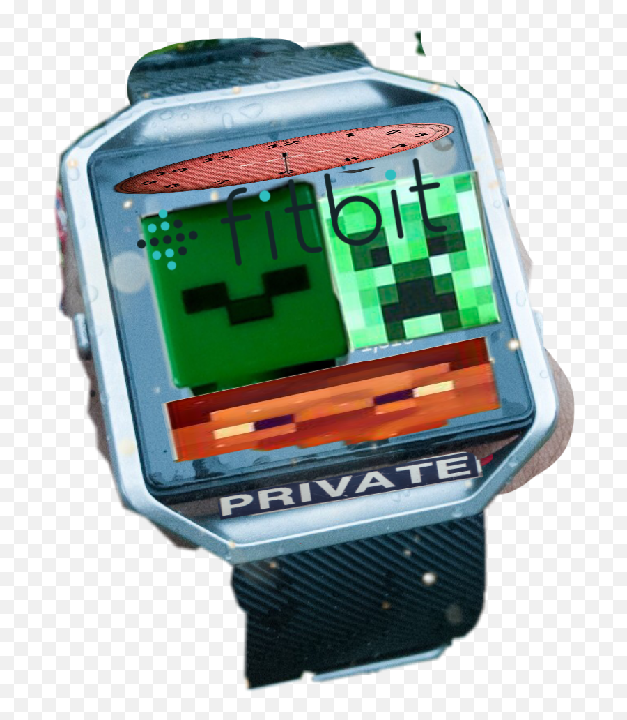Minecraft Zombie Creeper Steve Sticker - Watch Strap Emoji,Fitbit Emoji