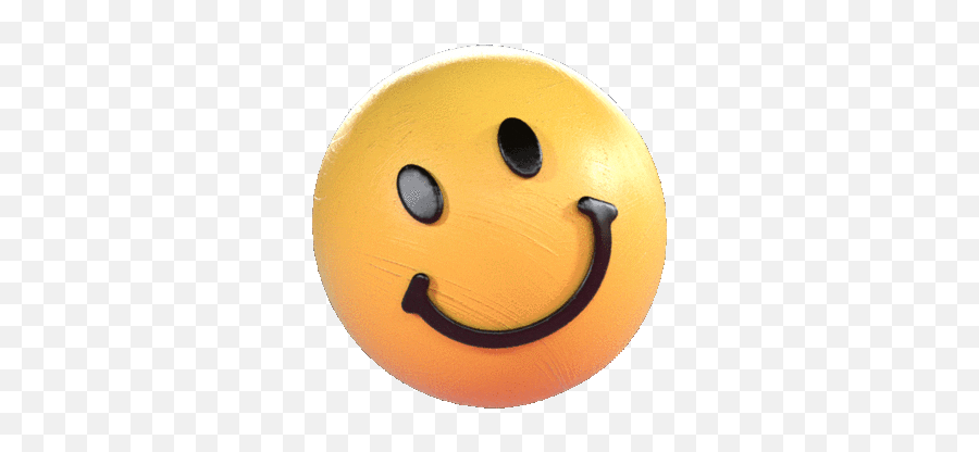 Via Giphy - Smiley Face Smile Sticker Emoji,Cane Emoticon