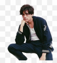 Byerssedits Cole Sprouse Sticker By - De Riverdale Tony Cheryl Jughead Emoji,Emoji Pajamas Men