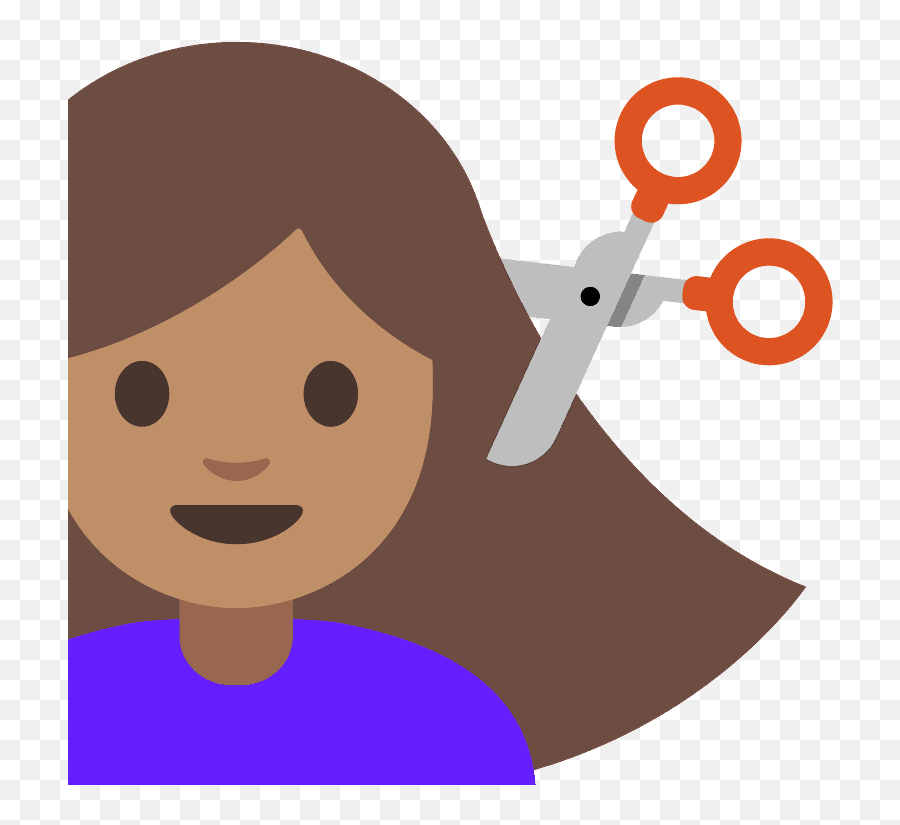 Person Getting Haircut Emoji Clipart - Emoticon De Un Niño Cortandose El Pelo,Persona Emojis