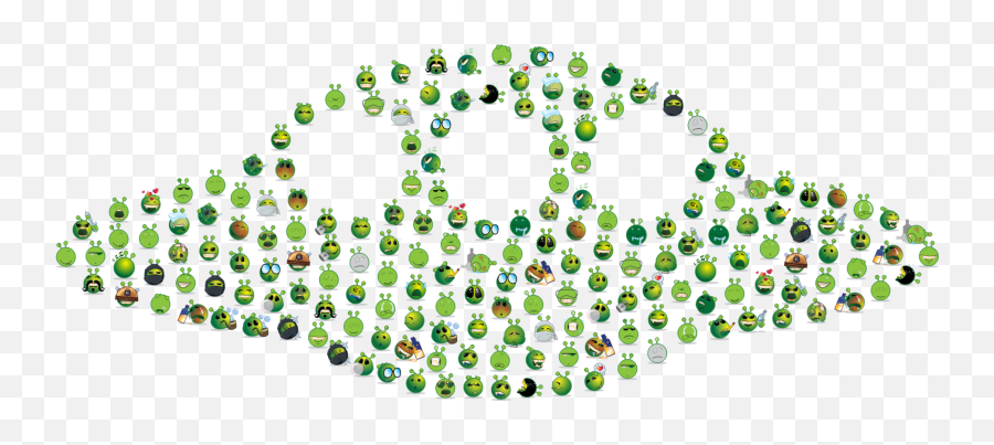 Circle Green Emoji Png Clipart,Green Emoji