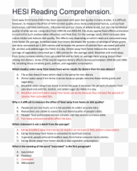 Hesi Reading Comprehension Latest Update 2021 - Document Emoji,Move Emotion Rims