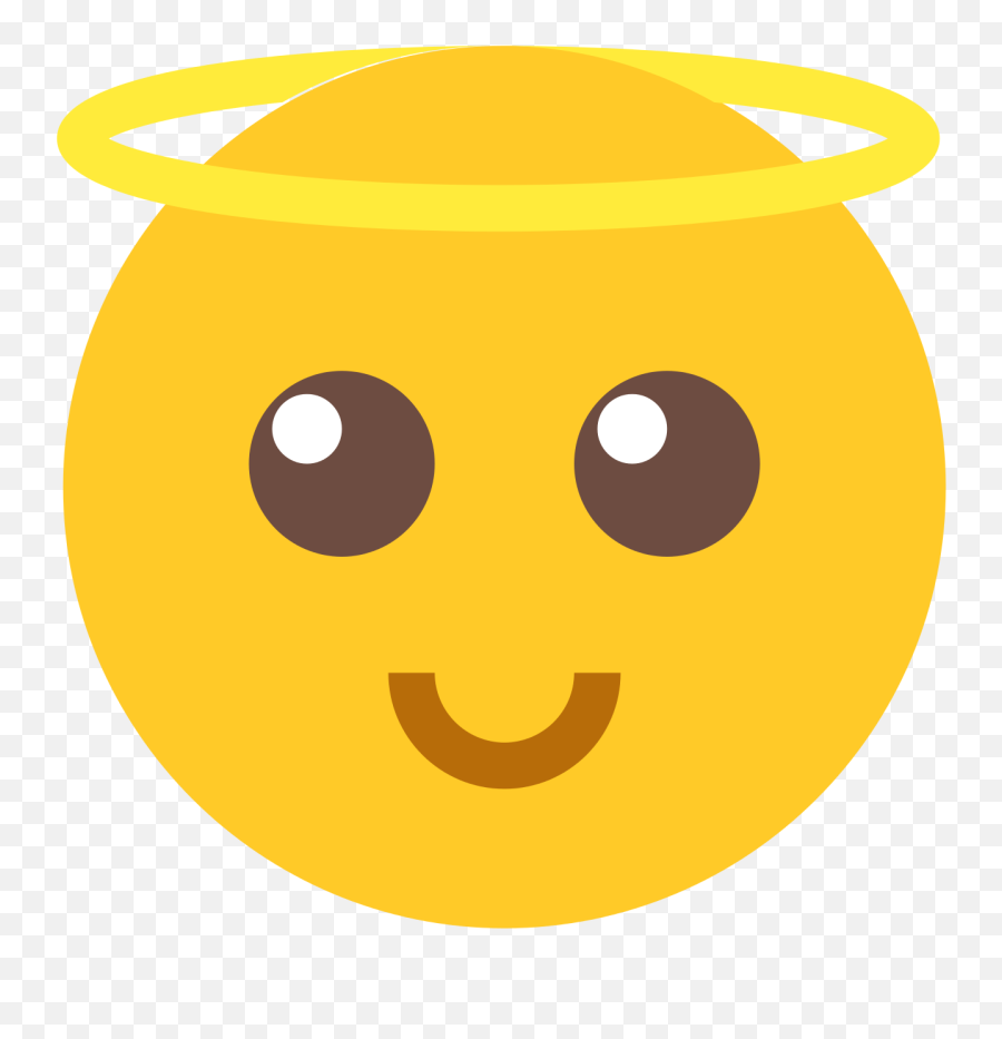 Free Transparent Smiley Png Download - Transparent Background Angel Emoji Png,Angel Emoji