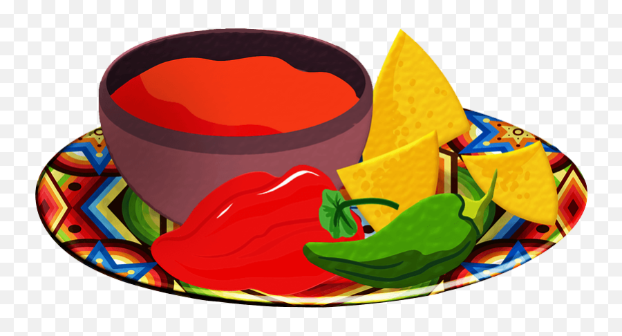 Salsa And Chips Clipart - Chips Salsa Clip Art Emoji,Potato Chip Emoji