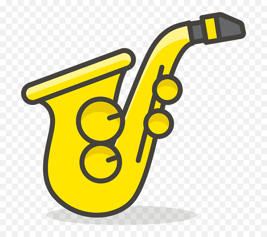 Icon Of 780 Free Vector Emoji - Dibujo Animado De Un Saxofon,Saxophone And Cugarette Emoji