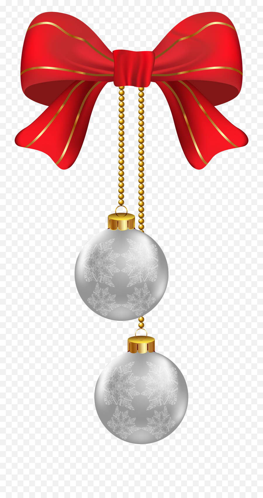 Hanging Christmas Silver Ornaments Png Clipart Image - Transparent Background Christmas Ornament Png Emoji,Emoji Christmas Ornaments