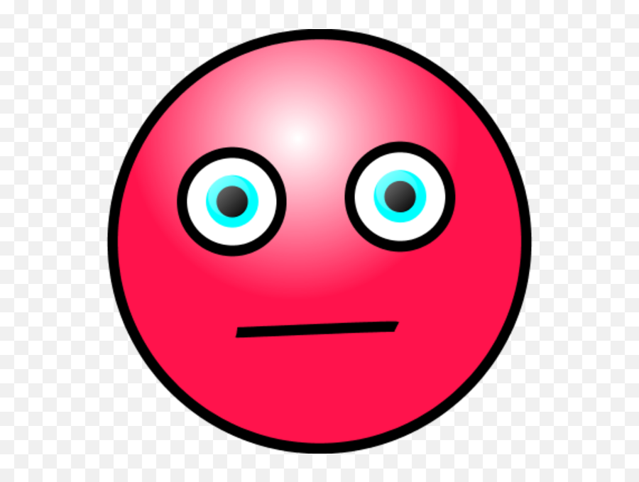 Emoticons Worried Face Vector Clip Art Ca75nr Clipart - Png Worried Red Face Emoji,Cleaning Emojis