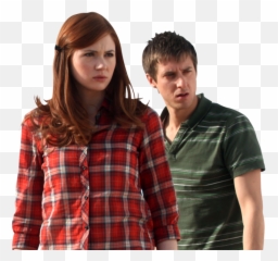 Karen Gillan And Arthur Darvill - Amy Pond Impossible Astronaut Pen Emoji,David Tennant Hair Quivers With Emotion