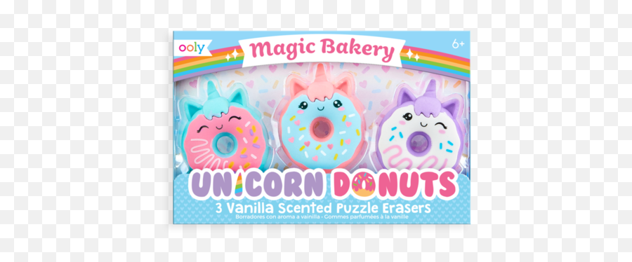 Kids Baby Rock Paper Scissors - Unicorn Donut Eraser Emoji,Dog Dog Heart Emoji Puzzle