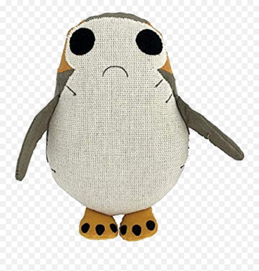 Picsart Starwars Disney Porg Sticker - Porg Plush Edge Emoji,Disney Emoji Plush