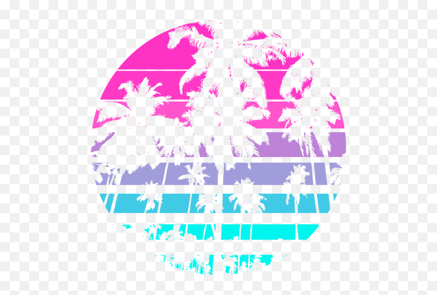 Retro Eighties 80s 90s Beach Style Design With Palm Trees Design Face Mask - 80s Retro Palm Tree Png Emoji,Otaku Emotion Mask