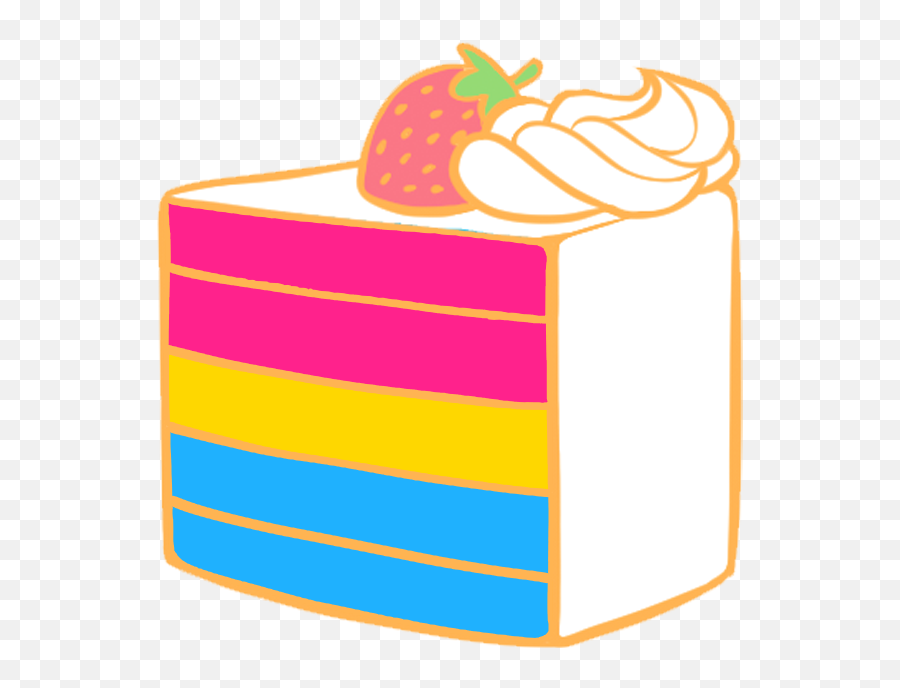 Pin Pansexual Pride Cake - Vertical Emoji,Strawbeary Emoticon Twitch Lordkat