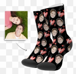 For Boyfriend U2013 Ukmyfaceboxer - Fictional Character Emoji,Emoji Basketball Socks