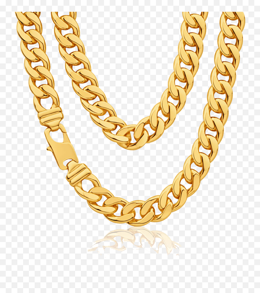 Thug Life Gold Chain Png Clipart - Gold Necklace Clipart Png Emoji,Chain Emojis Png