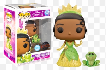 Funko Pop The Princess And The Frog - Princess Tiana And Emoji,Naveen Disney Emojis