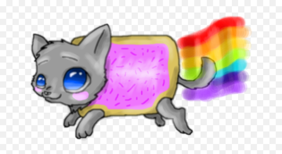 Nyan Cat Wiki - Nyan Cat Art Png Full Size Png Download Emoji,Nyan Cat Emoticon Dowload