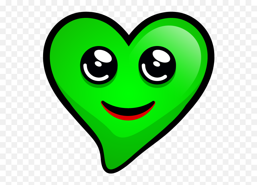 Green Hearts Stickers By Lic Newtime Emoji,Heart Rainbow Emoticon