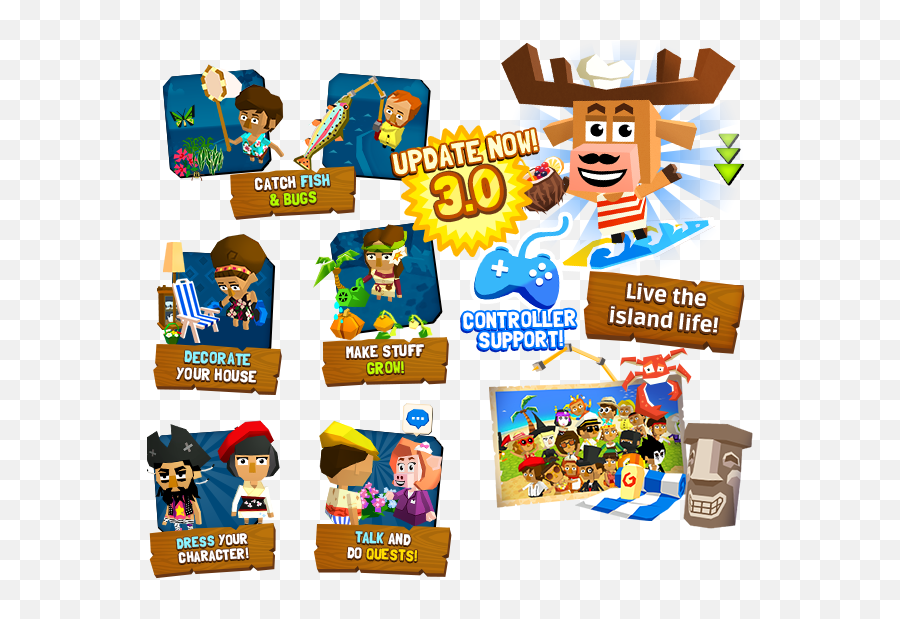 Castaway Paradise - Live Among The Animals Emoji,Harvest Moon Video Game Emoji