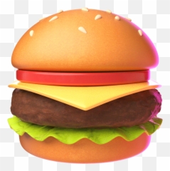 Burger Sticker By Emoji For Ios Android - Iphone Burger Emoji Png,Iphone Emojis For Android